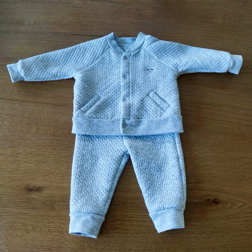 Cozy grey Kids Matching Set